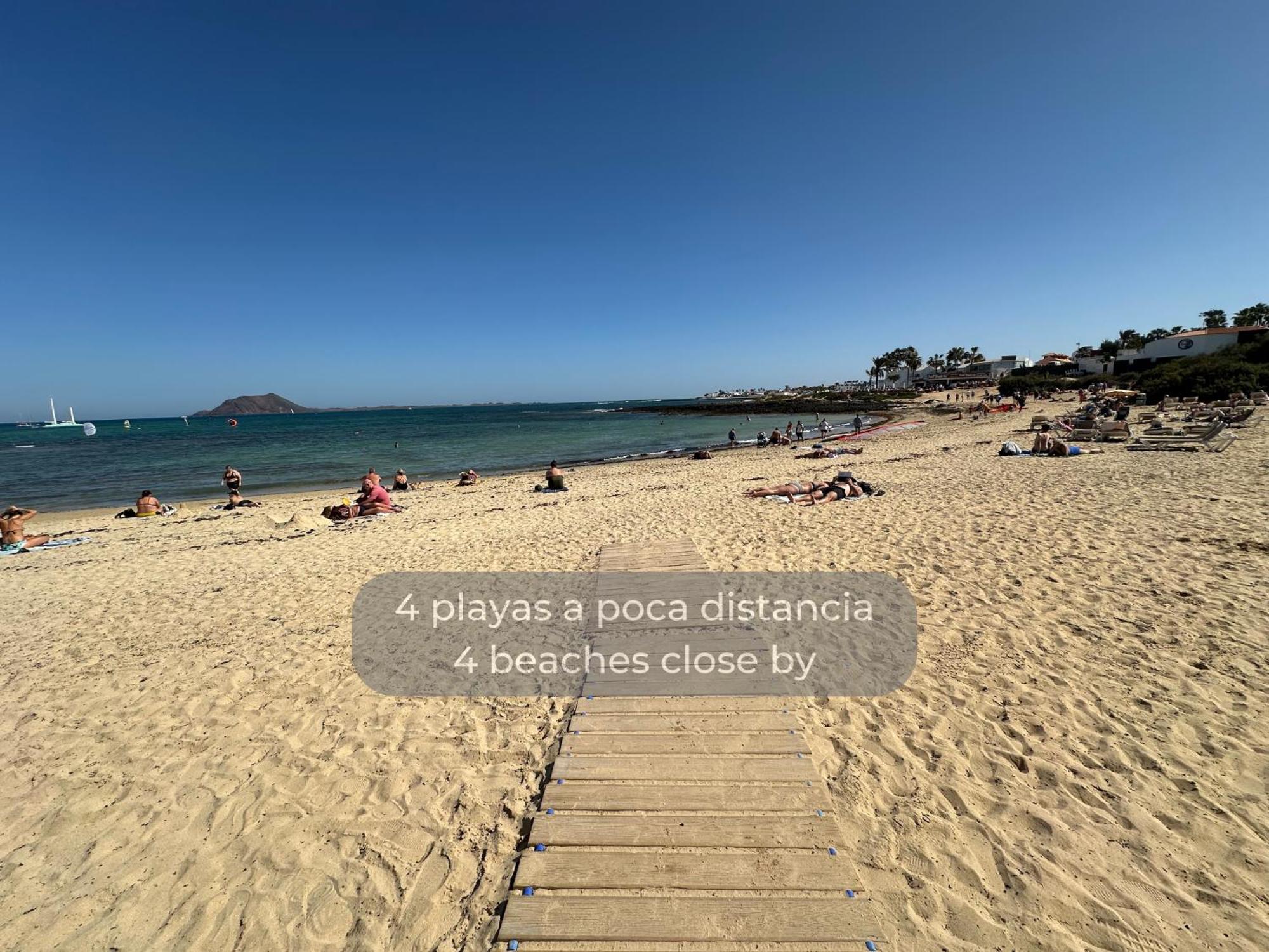 Canelita Con Piscina, Soleada Terraza Amplia Wifi Y Parking Corralejo Exterior photo